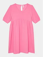 Sukienki i spódniczki dla dziewczynek - Vero Moda Girl Sukienka codzienna 10290842 Różowy Regular Fit - miniaturka - grafika 1