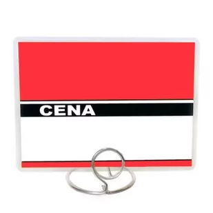 Cenówki Laminowane Czerwone 80X111 - Napis Cena 50 Szt. - Cenówki - miniaturka - grafika 1
