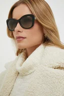 Okulary przeciwsłoneczne - VOGUE okulary przeciwsłoneczne 0VO5515SB damskie kolor czarny - Vogue - miniaturka - grafika 1