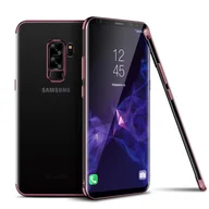 Etui i futerały do telefonów - Etui TPU do Samsung Galaxy S9 Plus Silikonowe przezroczyste etui na telefon z kolorowym brandingiem - miniaturka - grafika 1