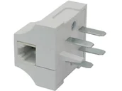 Telefony stacjonarne - Wtyk telefoniczny WTU-1 uniwersalny pojedyńczy / 1241 - miniaturka - grafika 1