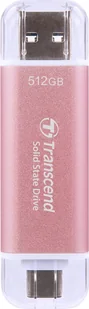 Transcend ESD310P 512GB Różowy - Dyski SSD - miniaturka - grafika 1