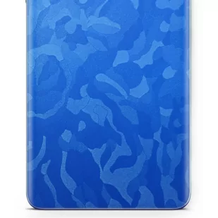 Folia naklejka skórka strukturalna na TYŁ do Apple iPhone 4 -  Moro | Camo Niebieski - apgo SKINS - Folie ochronne do telefonów - miniaturka - grafika 1