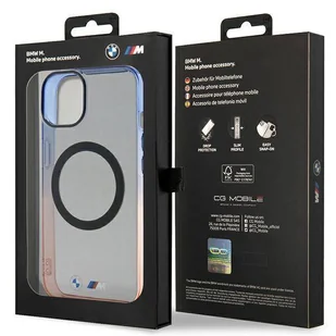 Etui BMW BMHMP14SHTGE iPhone 14 6.1" szary/grey hardcase Gradient Bumper MagSafe - Etui i futerały do telefonów - miniaturka - grafika 8
