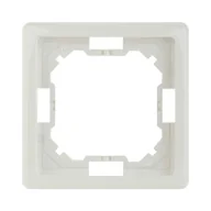 Wyłączniki światła i elektryczne - Kontakt Simon Ramka pojedyncza SIMON BASIC biały - miniaturka - grafika 1