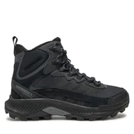 Buty trekkingowe męskie - Trekkingi Merrell Speed Strike 2 Thermo Mid Wp J037767 Czarny - miniaturka - grafika 1