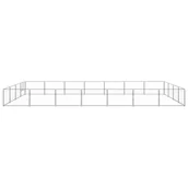 Budy dla psów - shumee Kojec dla psa srebrny 28 m stalowy - miniaturka - grafika 1