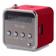 Głośniki przenośne - Głośnik Bezprzewodowy Przenośny Mini Radio Fm Led Bluetooth Mobilny Microsd - miniaturka - grafika 1