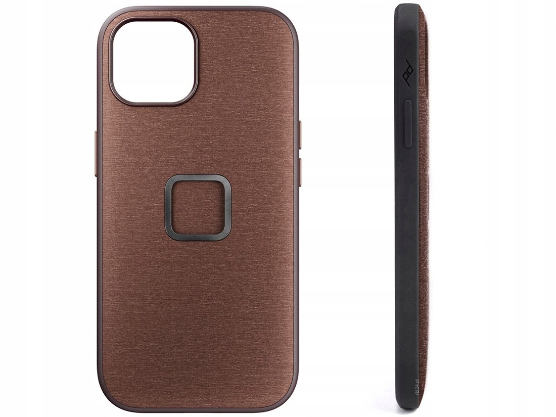 Peak Design Everyday Case Fabric do iPhone 15 Pro MagSafe redwood
