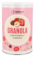 Płatki śniadaniowe i musli - Granola orzech laskowy-truskawka 190g - miniaturka - grafika 1