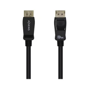 Certyfikat AISENS A149-0432 DISPLAYPORT V1.4 8K przy 60 Hz, DP/M-DP/M, czarny, 2 m - Kable komputerowe i do monitorów - miniaturka - grafika 1
