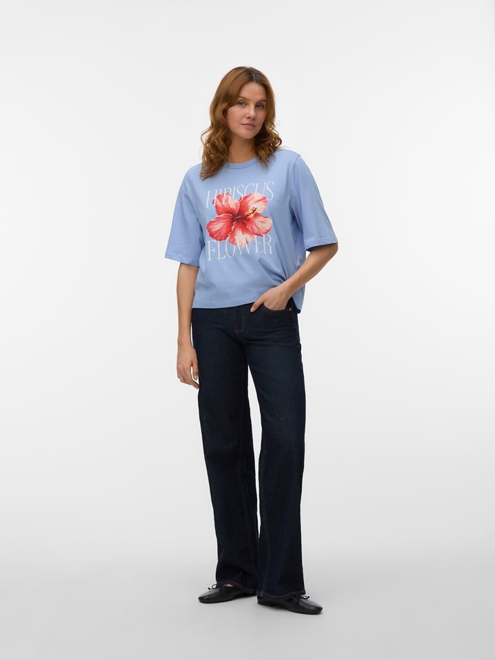 Vero Moda Koszulka w kolorze niebieskim