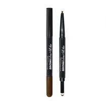 Maybelline Brow Satin kredka do brwi podwójne odcień 04 Dark brązowy - Akcesoria i kosmetyki do stylizacji brwi - miniaturka - grafika 4