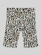 Spodnie i spodenki dla dziewczynek - Kolarki o kroju slim fit z mieszanki bawełny i elastanu - miniaturka - grafika 1