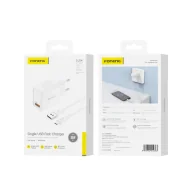 Ładowarki do telefonów - FONENG ładowarka sieciowa EU54 18W 1xUSB QC3.0 + kabel Micro USB Biały - miniaturka - grafika 1