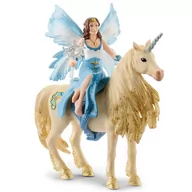 Figurki dla dzieci - SLH42508 Schleich Bayala - Eyela na złotym jednorożcu, figurki dla dzieci 5+ - miniaturka - grafika 1