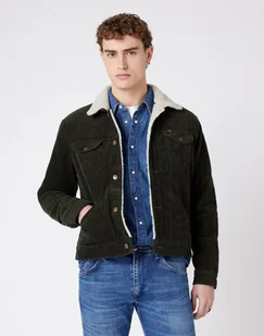 Męska Kurtka Sherpa Wrangler 124Mj Sherpa Roisin Green W4Msupxwy-2Xl - Kurtki męskie - miniaturka - grafika 1