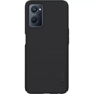 Nillkin Super Frosted Shield wzmocnione etui pokrowiec + podstawka Realme 9i czarny - Etui i futerały do telefonów - miniaturka - grafika 1