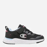 Buty dla dziewczynek - Buty sportowe młodzieżowe dla dziewczynki Champion S32670-KK001 35 Czarne (8058132058828) - miniaturka - grafika 1