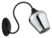 Lampy ścienne - Kinkiet ścienny do holu, czarny - chrom O3560 K1 CZA z serii JULIA CZA - miniaturka - grafika 1