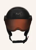 Kaski narciarskie - Kask Kask Narciarski Elite Z Wizjerem schwarz - miniaturka - grafika 1