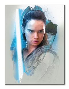 Pyramid Posters Star Wars: The Last Jedi (Rey Brushstroke) - obraz na płótnie 60x80 WDC100188 - Obrazy i zdjęcia na płótnie - miniaturka - grafika 1