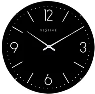 Zegary - Nextime ścienny Basic Dome czarny by 3157 ZW - miniaturka - grafika 1