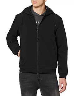 JACK & JONES Męska kurtka z kapturem przejściowa, czarny, XS - Kurtki męskie - miniaturka - grafika 1