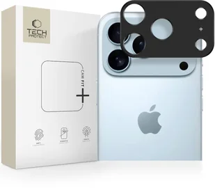 Osłona aparatu Tech-Protect Camalloy Fit+ do Apple iPhone 17 Pro Black - Folie ochronne do telefonów - miniaturka - grafika 1
