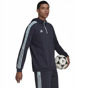 Bluza męska adidas Tiro Hoodie granatowa HC1302 S - Bluzy męskie - miniaturka - grafika 1