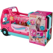Figurki dla dzieci - Zestaw figurek FISHER PRICE Little People Barbie Wymarzony kamper HYR85 - miniaturka - grafika 1