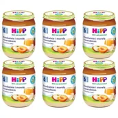 Desery dla dzieci - Hipp Brzoskwinie i morele z twarożkiem po 6. miesiącu zestaw 6 x 160 g Bio - miniaturka - grafika 1