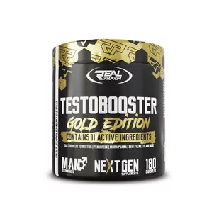 Real Pharm Testo Booster Gold Edition 180 Caps Libido Potencja - Boostery testosteronu - miniaturka - grafika 1