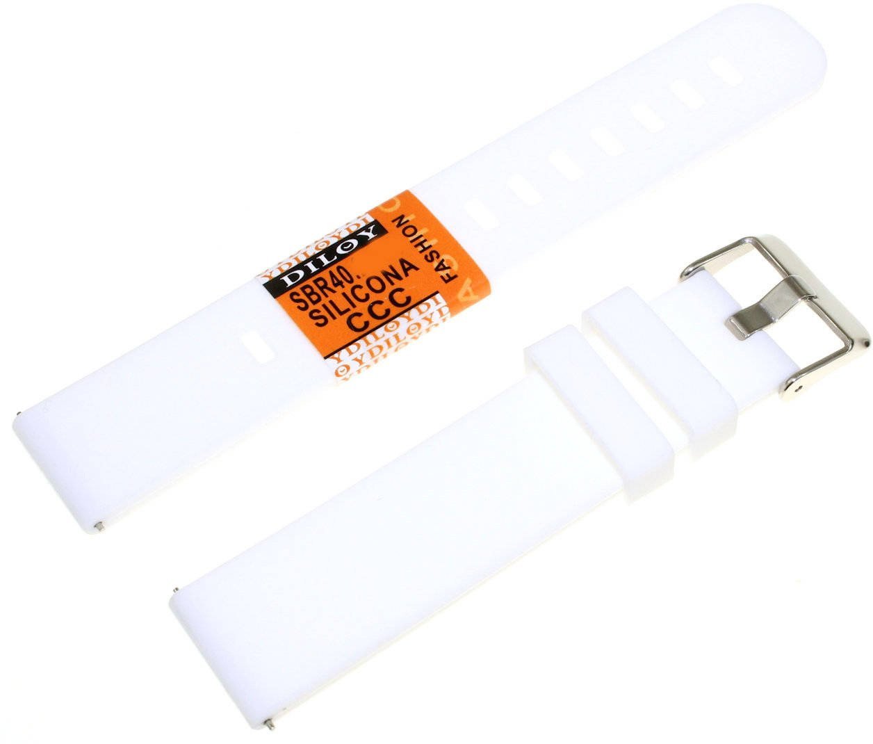 Silikonowy pasek do zegarka 18 mm Diloy SBR40.18.22