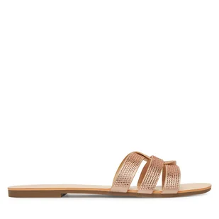Klapki ONLY 15340950 Różowe złoto - Klapki i japonki damskie - miniaturka - grafika 1