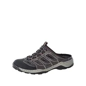 Klapki i japonki męskie - Rieker Męskie Klapki 08096, Szary Czarny Dym 00-45 EU - miniaturka - grafika 1