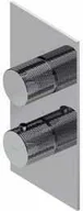 Baterie podtynkowe - OMNIRES Termostatyczna bateria prysznicowo-wannowa podtynkowa CONTOUR chrom CT8036CR - miniaturka - grafika 1