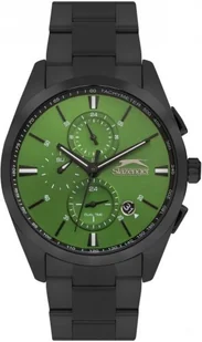 Zegarek Zegarek męski SLAZENGER SL.09.2215.2.01 zielony fashion na prezent - Zegarki męskie - miniaturka - grafika 1