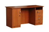 Meble do szkół i przedszkoli - Biurko szkolne z szafką i szufladami Marek 1400x600 mm - miniaturka - grafika 1