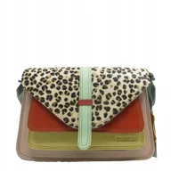 Torebki damskie - Torebka damska klasyczna elegancka skórzana na ramię pasek OLIVKA - miniaturka - grafika 1