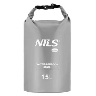 Worek wodoszczelny NILS CAMP NC1703 (15 L) Szary - Pływanie - miniaturka - grafika 1