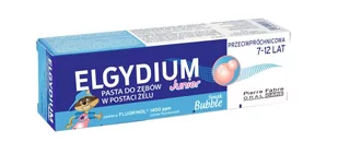 Elgydium Junior, pasta do zębów w postaci żelu, smak Bubble, 50 ml |   !! 7080273 - Pasty do zębów - miniaturka - grafika 1