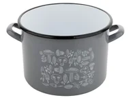 Garnki - Fl1 GARNEK EMALIOWANY PROSTY PORCINI B/P 22CM 6,25L 000-GAR-22PORCINI - miniaturka - grafika 1