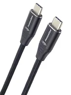 Kable USB - Przewód PREMIUMCORD USB-C M/M, 240W 480Mbps czarny oplot bawełniany, 1,5m - miniaturka - grafika 1