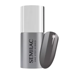 Semilac One Step Hybrid 3w1 Eternal Stone Grey S195 5ml - Lakiery hybrydowe - miniaturka - grafika 1