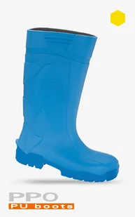 BUTY BEZPIECZNE Z POLIURETANU Z METALOWYM PODNOSKIEM PPO STRZELCE OPOLSKIE MODEL 1045, PN-EN ISO 20345, S5, CI, SRC - Obuwie robocze - miniaturka - grafika 1