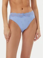 Majtki damskie - Hunkemöller Figi klasyczne z wysokim stanem Diva 301190 Błękitny - miniaturka - grafika 1