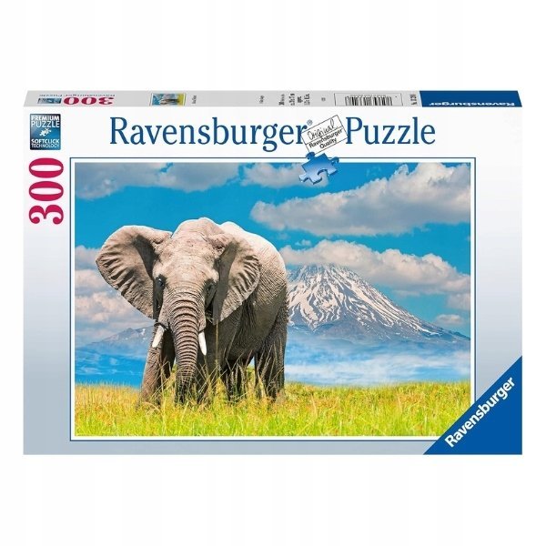 PUZZLE RAVENSBURGER Z MOTYWEM SŁONIA AFRYKAŃSKIEGO 300 ELEMENTÓW