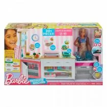 Mattel Barbie Idealna Kuchnia FRH73 - Lalki dla dziewczynek - miniaturka - grafika 1