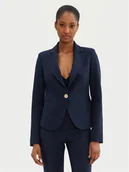Marynarki i żakiety damskie - Rinascimento Marynarka CFC0122735003 Granatowy Regular Fit - miniaturka - grafika 1